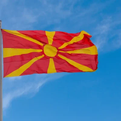 north macedonia flag